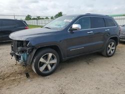 Salvage cars for sale at Houston, TX auction: 2014 Jeep Grand Cherokee Overland