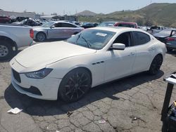 Salvage cars for sale at Colton, CA auction: 2014 Maserati Ghibli S