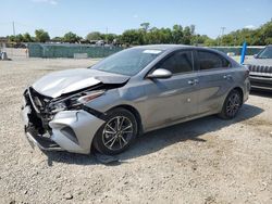 Salvage cars for sale at Riverview, FL auction: 2022 KIA Forte FE