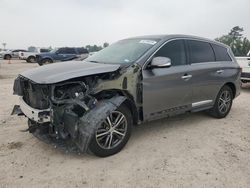 Salvage cars for sale at Houston, TX auction: 2018 Infiniti QX60