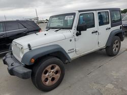 Salvage cars for sale at Grand Prairie, TX auction: 2014 Jeep Wrangler Unlimited Sport