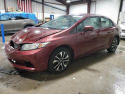 Salvage cars for sale at West Mifflin, PA auction: 2014 Honda Civic EX