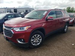 Salvage cars for sale from Copart Elgin, IL: 2020 Chevrolet Traverse LT