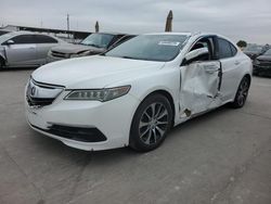 Salvage cars for sale at Grand Prairie, TX auction: 2016 Acura TLX