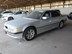 BMW 7 Series salvage cars for sale: 2001 BMW 740 I Automatic
