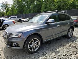 Salvage cars for sale at Waldorf, MD auction: 2015 Audi Q5 TDI Premium Plus