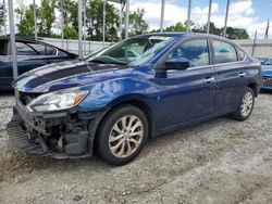 Salvage cars for sale from Copart Spartanburg, SC: 2018 Nissan Sentra S