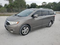 Salvage cars for sale from Copart Fort Pierce, FL: 2015 Nissan Quest S