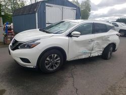 Salvage cars for sale at East Granby, CT auction: 2018 Nissan Murano S