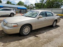 Salvage cars for sale at Wichita, KS auction: 2005 Lincoln Town Car Signature