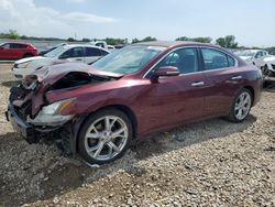 Salvage cars for sale from Copart Kansas City, KS: 2012 Nissan Maxima S