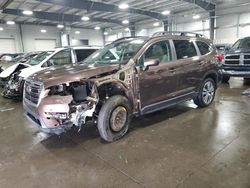 Salvage cars for sale at Ham Lake, MN auction: 2019 Subaru Ascent Premium