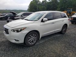 Salvage cars for sale from Copart Concord, NC: 2013 Infiniti JX35