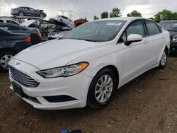 Salvage cars for sale at Elgin, IL auction: 2018 Ford Fusion S