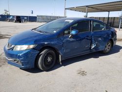 Salvage cars for sale at Anthony, TX auction: 2013 Honda Civic LX
