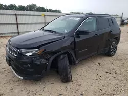 Salvage cars for sale at New Braunfels, TX auction: 2022 Jeep Compass Limited