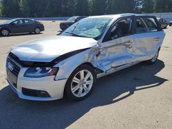 Salvage cars for sale from Copart Arlington, WA: 2011 Audi A4 Premium