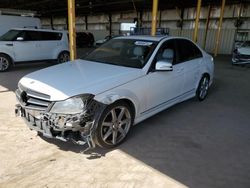 Salvage cars for sale from Copart Phoenix, AZ: 2014 Mercedes-Benz C 250