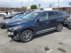 Salvage cars for sale at Wilmington, CA auction: 2019 Infiniti QX60 Luxe