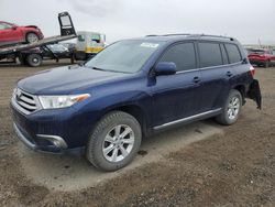 Salvage cars for sale at Helena, MT auction: 2013 Toyota Highlander Base