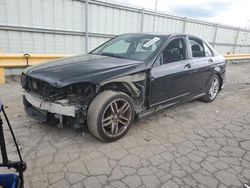 Salvage cars for sale at Dyer, IN auction: 2014 Mercedes-Benz C 300 4matic