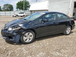 Salvage cars for sale from Copart Blaine, MN: 2013 Honda Civic LX