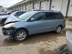 Salvage cars for sale from Copart Louisville, KY: 2006 Toyota Sienna XLE