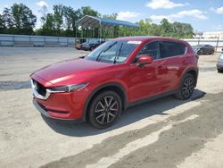 Salvage cars for sale at Spartanburg, SC auction: 2017 Mazda CX-5 Grand Touring