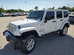Salvage cars for sale from Copart Bridgeton, MO: 2013 Jeep Wrangler Unlimited Sahara