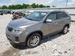 Salvage cars for sale from Copart Lawrenceburg, KY: 2015 KIA Sorento LX