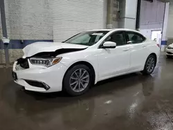 Salvage cars for sale at Ham Lake, MN auction: 2018 Acura TLX Tech