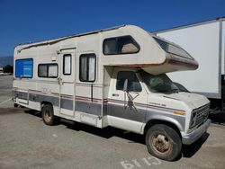 Salvage trucks for sale at Van Nuys, CA auction: 1990 Ford Econoline E350 Cutaway Van