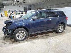 Salvage cars for sale from Copart Candia, NH: 2017 Chevrolet Equinox LT