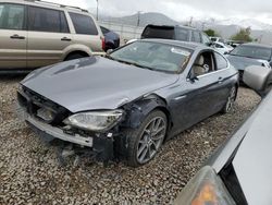 Salvage cars for sale at Magna, UT auction: 2012 BMW 650 I