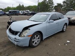 Salvage cars for sale at Denver, CO auction: 2004 Infiniti G35