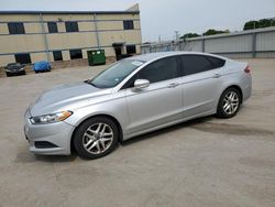Salvage cars for sale at Wilmer, TX auction: 2015 Ford Fusion SE
