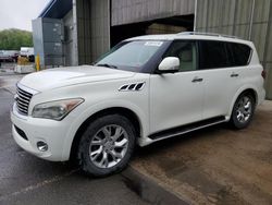 Salvage cars for sale from Copart East Granby, CT: 2011 Infiniti QX56