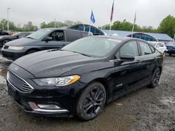 Buy Salvage Cars For Sale now at auction: 2018 Ford Fusion SE Hybrid