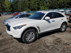 Salvage cars for sale at Graham, WA auction: 2012 Infiniti FX35