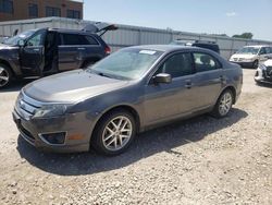 Salvage cars for sale from Copart Kansas City, KS: 2012 Ford Fusion SEL