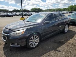 Salvage cars for sale at East Granby, CT auction: 2015 Chevrolet Malibu LTZ