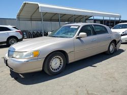 Salvage cars for sale at Fresno, CA auction: 1998 Lincoln Town Car Signature