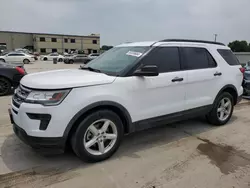 Salvage cars for sale at Wilmer, TX auction: 2018 Ford Explorer