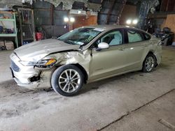 Salvage cars for sale from Copart Albany, NY: 2019 Ford Fusion SE