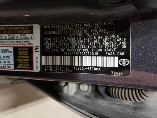 2012 Toyota Camry Base