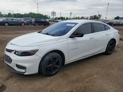 Salvage cars for sale at Woodhaven, MI auction: 2016 Chevrolet Malibu LS