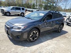 Salvage cars for sale from Copart North Billerica, MA: 2021 Subaru Crosstrek Limited