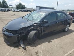 Toyota Corolla salvage cars for sale: 2018 Toyota Corolla L