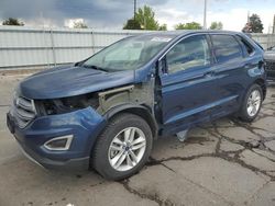 Salvage cars for sale from Copart Littleton, CO: 2017 Ford Edge SEL