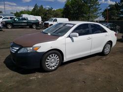 Salvage cars for sale from Copart Denver, CO: 2011 Toyota Camry Base